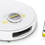 Kärcher Vacuuming Robot RCV 5 with Mop Function, Remote Control via App, LiDar Navigation, Dual Laser and AI, Floor Mapping, Obstacle Recognition, 5000pa, 120 min Run Time, for Hard Floors and Carpets