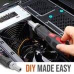 101pc Multi Bits Screw Driver Bits & Ratcheting Handle Set. Includes Tamper Proof Security Driver Bits - Image 2