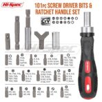 101pc Multi Bits Screw Driver Bits & Ratcheting Handle Set. Includes Tamper Proof Security Driver Bits - Image 6