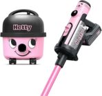 Henry Hetty Vacuum Bundle: includes 6 Litre 620W Cylinder Vacuum and 1 Litre 300W Hetty Quick Cordless Vacuum, Pink and Black