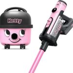 Henry Hetty Vacuum Bundle: includes 6 Litre 620W Cylinder Vacuum and 1 Litre 300W Hetty Quick Cordless Vacuum, Pink and Black