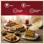 Eastanbul Bulk Dried & Chopped Kataifi Shredded Fillo Dough, Kurutulmus Kadayif Pastry Dough, Ingredient for The Viral Dubai Pistachio Chocolate Bar, Shredded Phyllo, Kunafa, Knafeh, Katifi, 2.2lb - Image 8