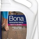 Bona Hardwood Floor Cleaner Refill, 128 fl oz, Unscented, Refill for Spray Mops and Bottles, Residue-Free Floor Cleaning Solution for Wood Floors