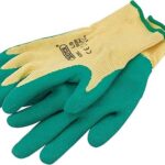 Draper Gardening Latex Coated Gloves | Heavy Duty Working Gloves | Safety & Protection | Multi Purpose | 82603