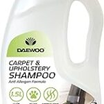 Daewoo Carpet & Upholstery Shampo with Anti-Allergen Formula (1,5 Litres), Professional Carpet Cleaning for Home and Commercial Use, Sustainable and Pet Safe Formula 1.5 l