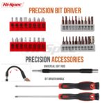 56pc Electronics Repair & Opening Tool Kit Set. Includes Precision Driver Bits and Prys for Laptops, Drones and Tech. Gadgets - Image 6