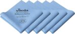 Vileda Professional, Baize PurMicro Active, Blue, 5u, Microfibre cloths, PUR‑Coated, Smooth surfaces, Streak‑Free on Glass & Stainless Steel, Ultra‑Absorbent, 38x35cm - Image 3