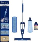 Bona Hardwood Floor Premium Spray Mop - Includes Wood Floor Cleaning Concentrate and Machine Washable Microfiber Cleaning Pad - Dual Zone Cleaning Design for Faster Cleanup - Image 4