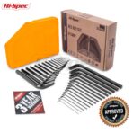 30pc SAE & Metric Hex Allen Key Wrench Set. Includes Sizes From 0.035” Up To 10mm. In a Slim Folding Case - Image 2