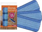 Bona Mop Microfiber Cleaning Pad for Hardwood & Hard Surface Floors - Value 3-Pack - For Use With Bona Mops - Dual Zone Cleaning - Image 5