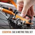 30pc SAE & Metric Hex Allen Key Wrench Set. Includes Sizes From 0.035” Up To 10mm. In a Slim Folding Case - Image 4