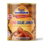 Gulab Jamun Long (w/ Cardamom Flavored Sugar Syrup) 35.3oz (2.2lbs) 1kg Pack of 2 - Rani Brand Authentic Indian Products - Image 10