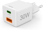 Hama Fast Charger USB (Multiple Charger, USBC, USBA, Universal Charger Mobile Phone Tablet, Power Plug Quick Charge, Power Delivery/Quick Charge 3.0, Quick Charger, 30 W) - Image 4