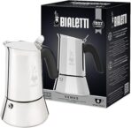 Bialetti - New Venus Induction, Stovetop Coffee Maker, Suitable for all Types of Hobs, Stainless Steel, 6 Cups (7.9 Oz), Silver - Image 3