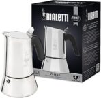 Bialetti - New Venus Induction, Stovetop Coffee Maker, Suitable for all Types of Hobs, Stainless Steel, 6 Cups (7.9 Oz), Silver - Image 5