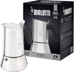 Bialetti - New Venus Induction, Stovetop Coffee Maker, Suitable for all Types of Hobs, Stainless Steel, 6 Cups (7.9 Oz), Silver - Image 7