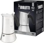 Bialetti - New Venus Induction, Stovetop Coffee Maker, Suitable for all Types of Hobs, Stainless Steel, 6 Cups (7.9 Oz), Silver - Image 2