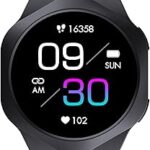 CANYON Hexagon SW88 Smartwatch - 1.43 Inch AMOLED Fitness Watch with Phone Function, 123 Sports Modes, SpO2 & Heart Rate, Pedometer, Sleep Monitor, Health Watch, Smartwatch Men Women, iOS & Android