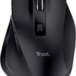Trust Fyda Rechargeable Wireless Mouse, Sustainable Design, 800-2400 DPI, 6 Buttons, Thumb and Finger Rest, 2.4GHz Wireless Mouse with USB Receiver, Ergonomic Mouse for Laptop, PC, MacBook, Office