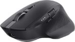 Trust Ozaa+ Wireless Mouse Bluetooth + 2.4 GHz, Programmable Multiple Devices Wireless Mouse, Side Mouse Wheel, 60% Recycled Plastic, Rechargeable Quiet Bluetooth Mouse, Laptop, Computer, Mac, Black - Image 2