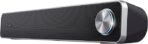 Trust Arys Soundbar, PC speaker, USB operation, 12 W peak power, 3.5 mm AUX connection, computer speakers for PC, monitor, laptop, TV, music - Black - Image 7