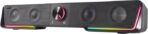 Speedlink Gravity RGB Stereo Soundbar - PC Speaker with Bluetooth Connection for Smartphone/Tablet and 3.5 mm Jack, RGB Lighting, Headphone and Mic Connection, Black - Image 7