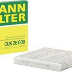 Original MANN-FILTER Interior Filter CUK 26 009 – Pollen filter with active charcoal – For passenger cars