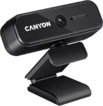 CANYON Webcam 1080p with Cover - Full HD USB Web Camera Plug & Play - 360° Rotating Web Camera Compatible with Windows for Streaming Video Chat, Zoom, YouTube, Skype, Conference - Image 4
