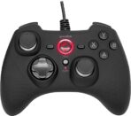 Speedlink RAIT Gamepad kabelgebunden – Gaming PC Controller mit Kabel, Vibrationsfunktion, Dauerfeuer Funktion, für PC, PS3, Switch, gummierte Oberfläche, schwarz - Image 5